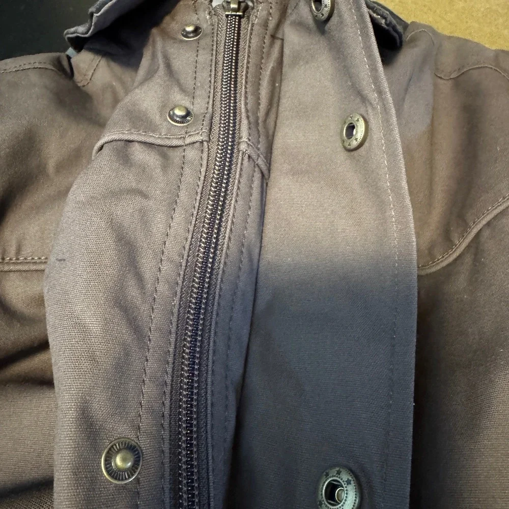 Cody James Men's Western Canvas Long Rancher Jacket XXL Oilskin Waxed Chore Barn